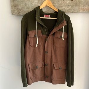 Hooded utility jacket